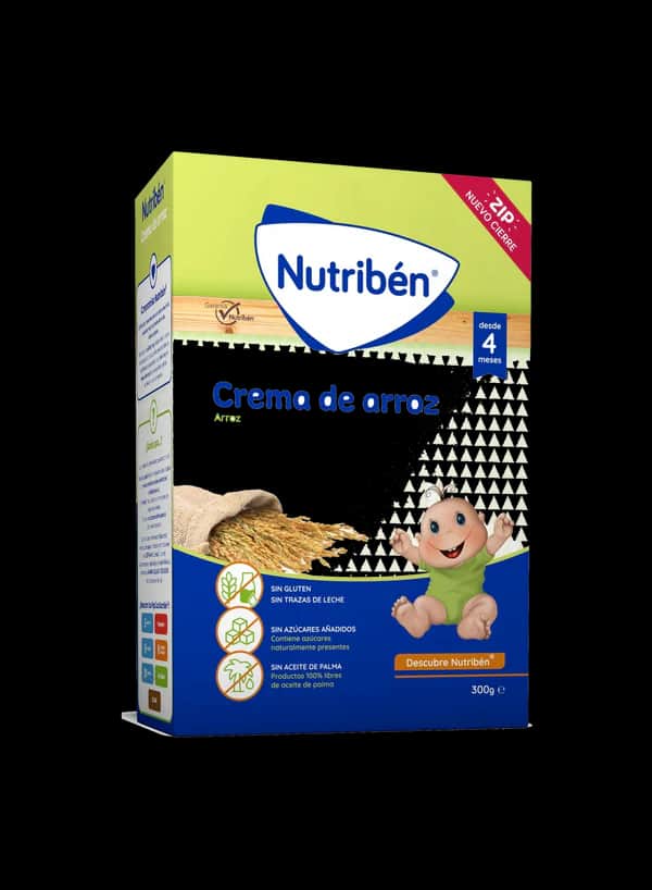 Nutribén Crema de Arroz Cereales sin Gluten 300g