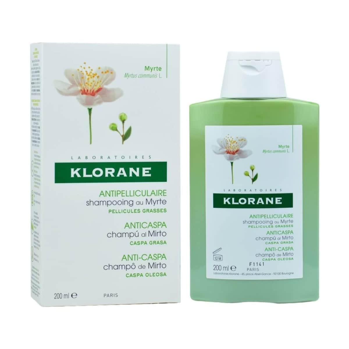 Klorane Champú al Mirto 200ml