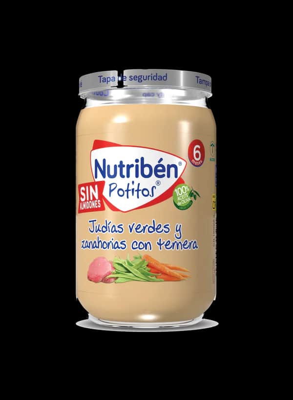 Nutriben Potito Judias Verdes y Zanahorias con Ternera