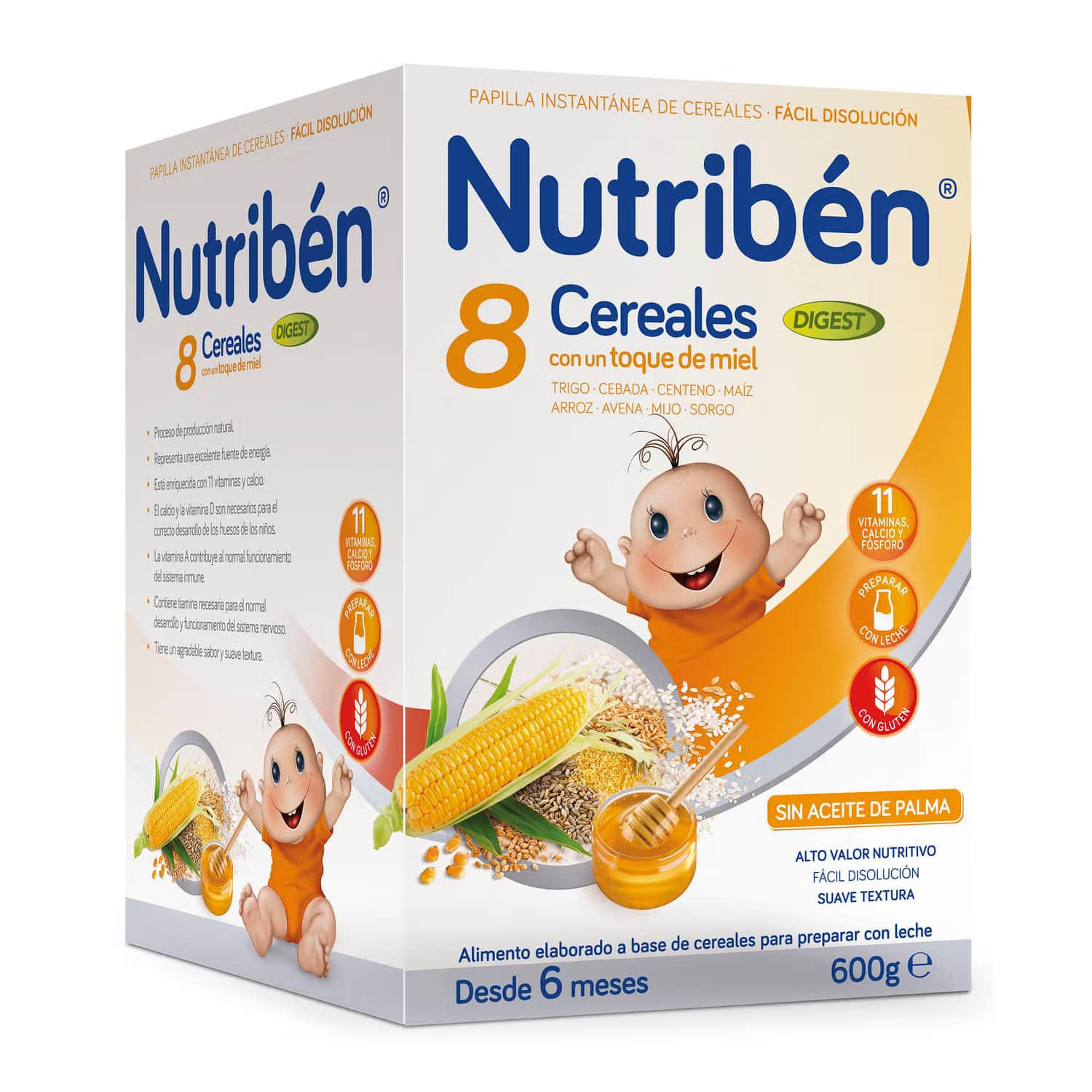 Nutriben 8 Cereales con Miel 600g
