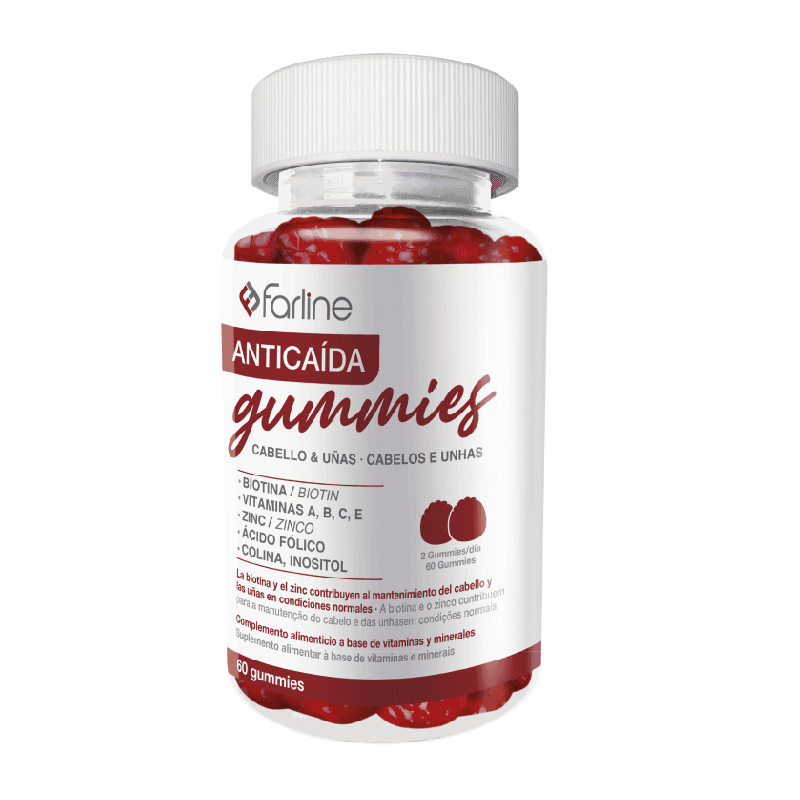 Farline Anticaída Gummies Cabello y Uñas 60 unidades