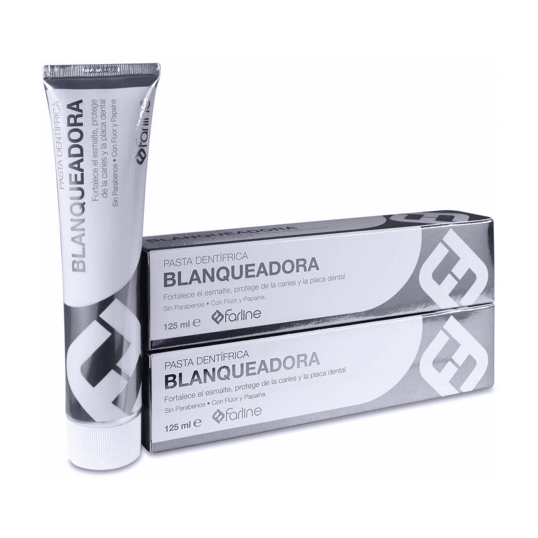 Farline Dentífrico Blanqueador Duplo 2x125ml